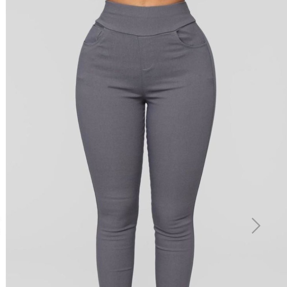 Grey/Charcoal Stretch Jegging